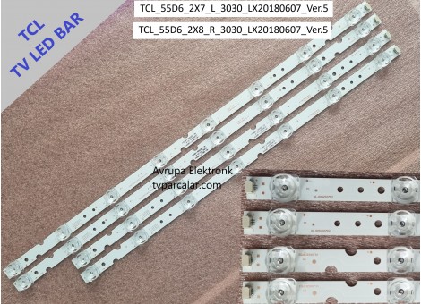 TCL 55P8M Led bar, TCL_55D6_2X7_L_3030_LX20180607_Ver.5, TCL_55D6_2X8_R_3030_LX20180607_Ver.5 TCL 55P8M Led bar, TCL_55D6_2X7_L_3030_LX20180607_Ver.5, TCL_55D6_2X8_R_3030_LX20180607_Ver.5